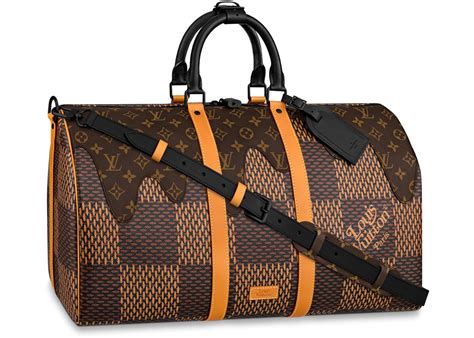 Louis Vuitton unboxing Damier Ebene canvas KeepAll 